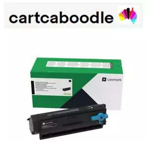 GENUINE Lexmark 55B6H00 High Yield Black Toner for MS331 MS431dn MX431adw - 15K - Picture 1 of 2