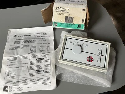 White Rodgers Heating Thermostat 1F30WC-9 White Color Low Voltage NEW - Image 1 of 4