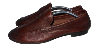 ZAPATO MOCASÍN OFFICINA SLOWEAR HOMBRE CUERO MARRÓN SIN CORDONES TALLA UK 9.5 EU 43.5 EN MUY BUENA CONDICIÓN - Imagen 1 de 24