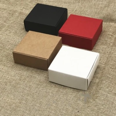 40x Cajas de papel para regalos de boda Favor de fiesta Galletas Caramelo Jabón Bomboniere cajas Foto 1 de 4