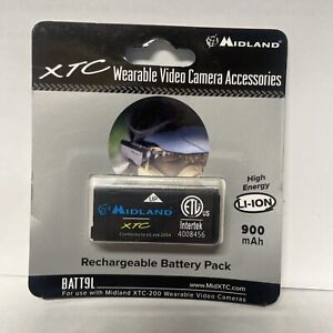 Midland XTC Rechargeable Battery BATT9L 900mAh XTC-200 Wearable Video Camera