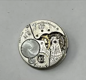 Elgin 16 Size 7 Jewel Grade 211 Pocket Watch Parts Movement with Dial ! - Picture 1 of 2