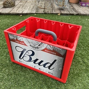 1 X Budweiser Bud Crate Home Brew Man Cave USA FREE UK POST - Picture 1 of 8