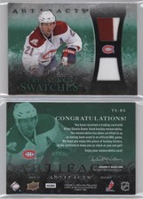 2010-11 Artifacts Treasured Swatches Emerald Jersey/Patch /25 Brian Gionta Patch