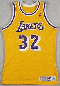Magic Johnson Signed Pro Cut 1992-93 Los Angeles Lakers Jersey With Beckett COA - Picture 1 of 9