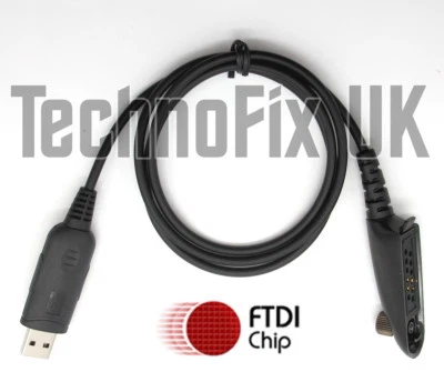 TECHNOFIX UK Cavo di programmazione USB FTDI per Motorola GP320 GP340 GP360 GP380 GP640 ecc.