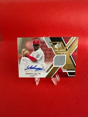 2009 Upper Deck SPX Baseball Johnny Cueto Auto Jersey Relic #GJA-JC Reds - Image 1 of 2