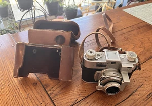 VINTAGE KODAK 35 ANASTIGMAT SPECIAL F3.5 50MM FILM CAMERA UNTESTED WWII ERA - Picture 1 of 17