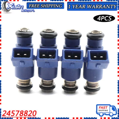 4x inyectores de combustible para Chevrolet Cobalt Corsa Prisma Onix Astra 24578820 FJ10741 Foto 1 de 4