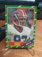 1986 Topps Andre Reed ROOKIE Buffalo Bills #388 Football Card RC GREAT HOF