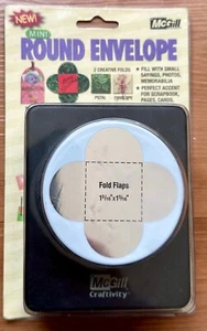 McGill Craftivity Mini Round Envelope, Large Paper Punch Cards Scrapbook (R3) - Picture 1 of 3