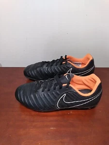 Nike Legend 7 Club FG 5 Black Orange Ah7255 080 6 Y Soccer cleats - Picture 1 of 6