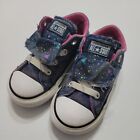 Converse Shoes Little Girls 7 Kids Chuck Taylor Blue Star All Star Sneakers Pull
