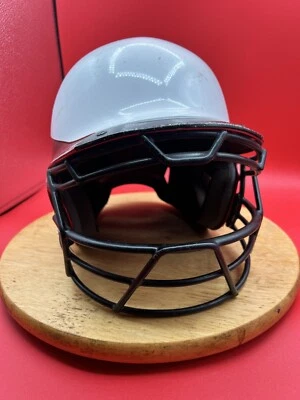 VALOR WLBH 6-3/4 - 7-7/8 Casco de Bateo con Jaula | Softbol | Rojo/Blanco Foto 1 de 4