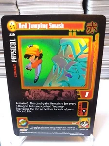DBZ CCG DRAGON BALL Z GT RED JUMPING SMASH #226 RARE FLAT FOIL BABY SAGA SCORE - Picture 1 of 2