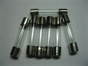 100 Pcs Glass Fuse 15A 250V 6mm x 30mm Fast Blow 6x30mm New - Picture 1 of 2