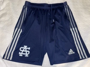 Adidas South Alabama Jaguars Baseball Team Issued Navy Blue Shorts Men’s Large - Picture 1 of 6
