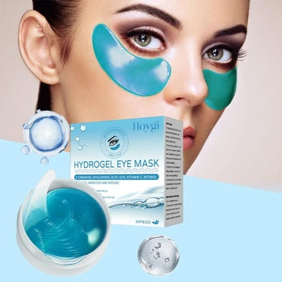 60pcs Under Eye Hydrogel Hyaluronic & Retinol Mask Patches Dark Circle Y4W9 - Image 1 of 4