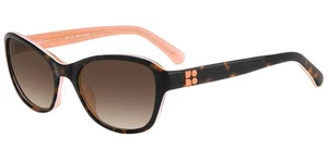 Kate Spade Golda Women's Havana Oval Sunglasses w/ Gradient Lens 0086 HA Vietnam - Picture 1 of 3