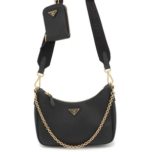 PRADA Saffiano Leather Re-Edition 2005 Leather Black 1BH204 - Picture 1 of 16