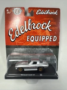 M2 Machines 2020 1:64 Edelbrock Equipped 1966 Chevy Corvette 427 R70 in Silver - Picture 1 of 19