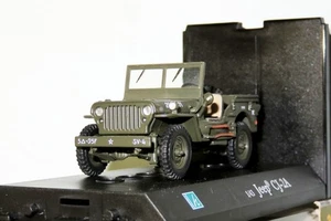Hongwell Jeep WILLYS CJ-2A military off-road vehicle die-cast model, 1/43 - Picture 1 of 7