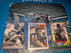Richard Dent, 1986 Topps, #19, Chicago 🐻Bears🐻 ALL 3 CARDS PICTURED🔥Free Ship - Picture 1 of 7