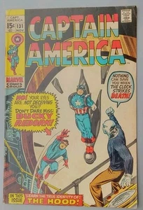 CAPTAIN AMERICA - BUCKY REBORN! #131 NOV 1970 Marvel Comics .15 cents Comic Book - Picture 1 of 3