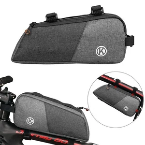 Borsa Bici Telaio Anteriore Tubo Superiore Borsa Ciclismo Telefono MTB Bici Borse Accessori - Foto 1 di 8