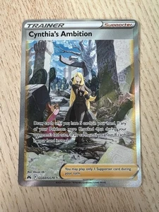 Cynthia's Ambition GG60/GG70 - Pokemon - Crown Zenith Galarian Gallery - Casi nuevo/muy bueno - Imagen 1 de 2