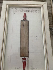 Vintage KOLENE SPICHER Limited Edition Rolling Pin No 05 Print Signed Dated 1997 - Picture 1 of 7