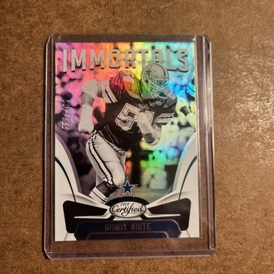 2018 Panini Certified #134 Randy White Mirror Silver #/499 - Image 1 of 3