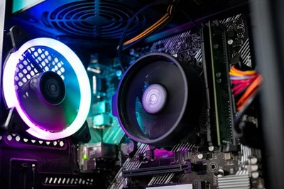 COOLER MASTER MasterAir G200P Low Profile CPU Air Cooler RGB 92mm Fan SFF - Image 1 of 2
