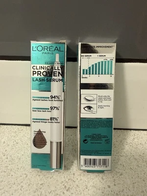 X2 L'OREAL Clinically Proven Lash Serum Brand New Twin Pack - Image 1 of 2