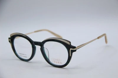 НОВЫЙ GLEMAUD X TURA VGO 006 EMR ЧЕРНОЕ ЗОЛОТО ПОДЛИННЫЙ ОПРАВЫ ОЧКИ 51-23 - Изображение 1 из 4