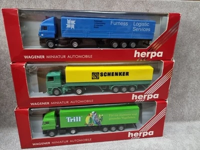 HERPA HO / 1:87 JOB LOT OF DAF TRUCKS . - Image 1 of 4