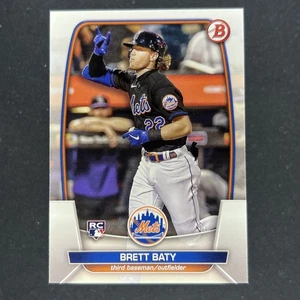 Brett Baty, New York Mets #2 Overall Prospect - 2023 Bowman Rookie Card (RC) - Picture 1 of 2