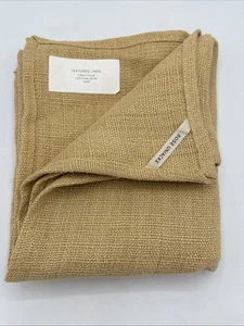Rose Uniacke Textured Linen Swatch Color Cereal 52”x40” Fabric 10368 - Picture 1 of 2