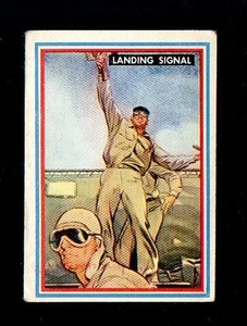 1953 Fighting Marines Card # 34 - TOPPS - Landing Signal - Picture 1 of 2