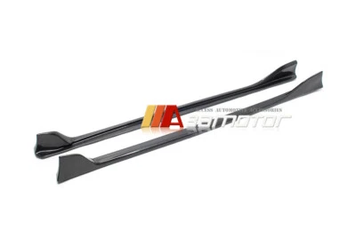 Carbon Fiber Side Skirt Extensions 2PCS fits 2020-2025 Toyota Supra GR A90 A91 - Image 1 of 4