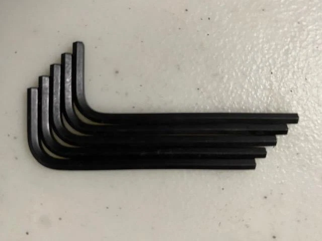 Allen B67007 SA 7/64" Hex Key 5pcs. USA - Image 1 of 1