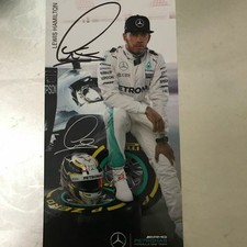 Lewis Hamilton autograph
