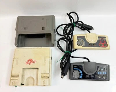 UNTESTED AUTH NEC PC ENGINE PI-TG001 TEN  AC ADAPTER MULTITAP CONTROLLER*2 Japan - Image 1 of 4