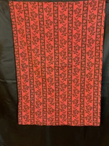 super neat 1 yard piece of ayntique turkey red fabric  - Picture 1 of 5