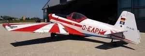 Zlin Z-526 AFS Trener Master Aerobatics Aeromobile Sportivo Modello in Legno Spedizione Gratuita - Foto 1 di 1