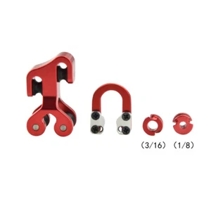 Archery Bow Peep Sight Cable Slide Metal D Loop Set Compound Bow Accessories - Picture 1 of 11