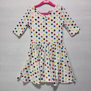 Mädchen Kleid Größe 3/4 DotDotSmile Mehrfarbig Kreise Neu Mit Etikett - Bild 1 von 6