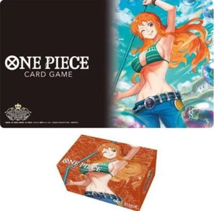 One Piece Championship 2022 Nami PlayMat & Storage Deck Box NO CARD New Japan - Picture 1 of 2