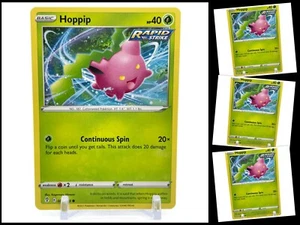 Pokemon Espada y Escudo Cielos en Evolución 002/203 Hoppip 4X Como Nuevo/Nuevo 4 TCG Juego X4 - Imagen 1 de 3