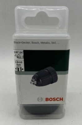 Bosch 2609255706 DIY Schnellspannbohrfutter 1-10 3/8 Zoll-24, r/l (1) Bohrfutter - Bild 1 von 3